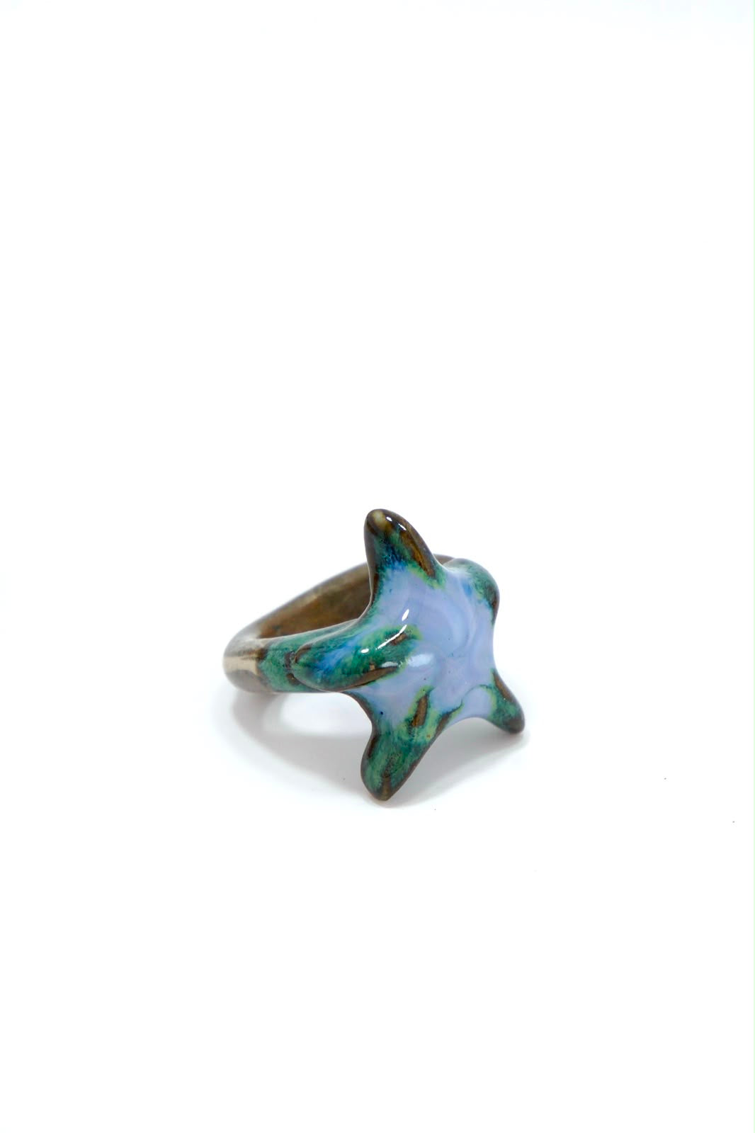 Inel ceramică Azure Star | Ecluze Studio