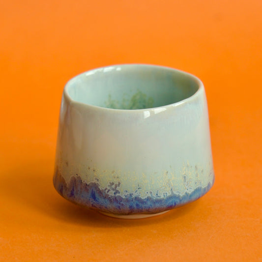 Cană Espresso din Semi-Porțelan – Bleu Perlat | Ecluze Studio