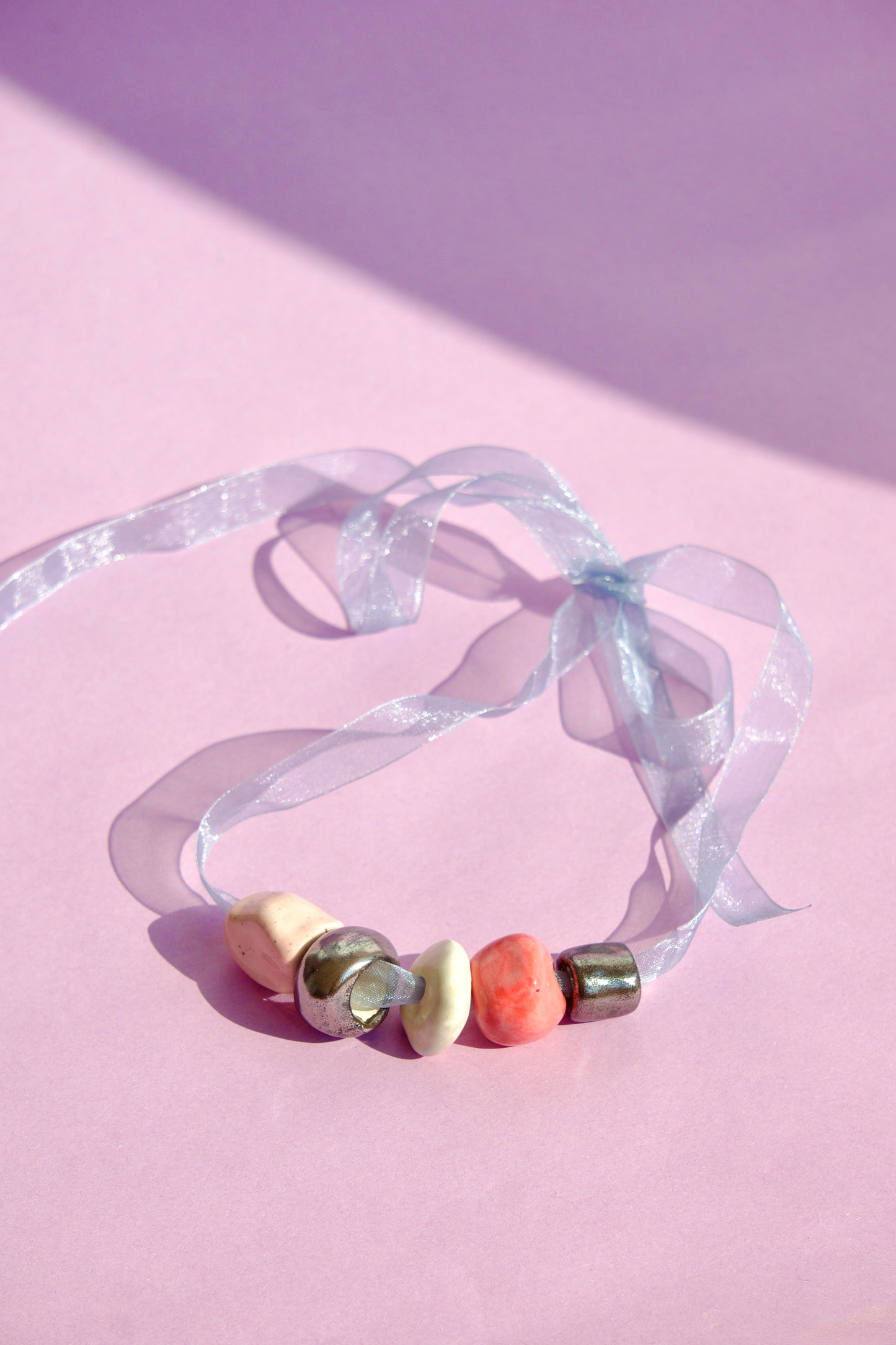 Colier Cherry Pop cu mărgele din ceramică | Ecluze Studio