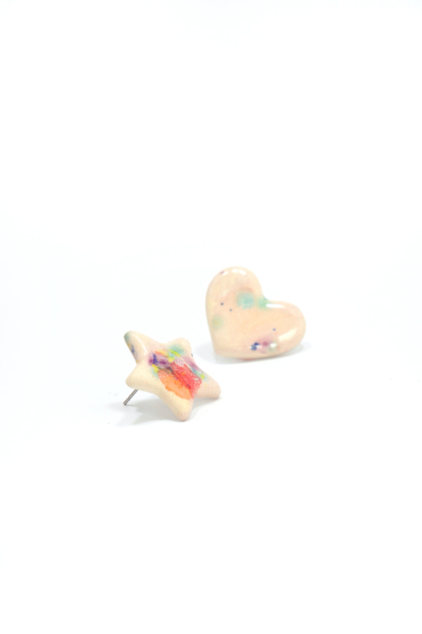 Cercei pastel asimetrici | Ecluze Studio