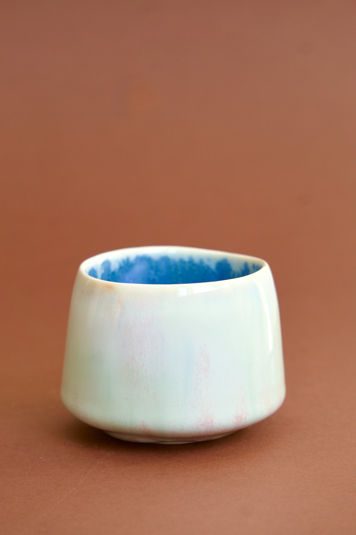 Cană Espresso din Semi-Porțelan – Bleu Perlat | Ecluze Studio