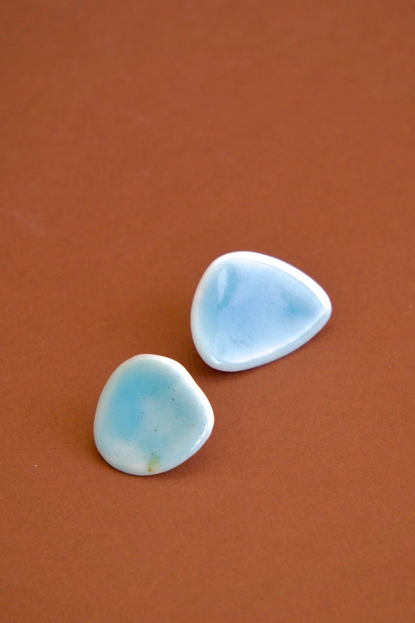 Cercei – Forme organice Frosty Blue | Ecluze Studio