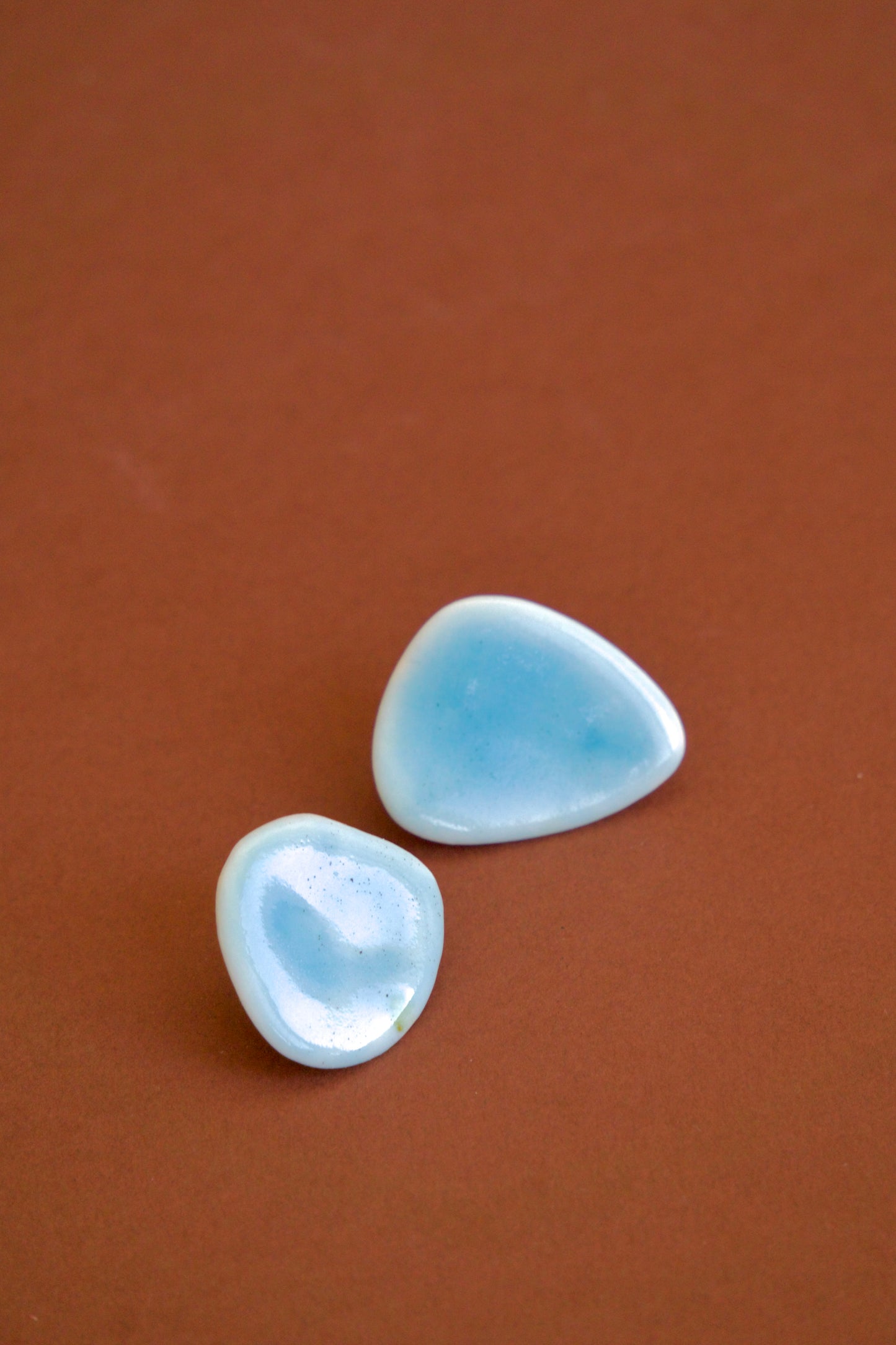 Cercei – Forme organice Frosty Blue | Ecluze Studio