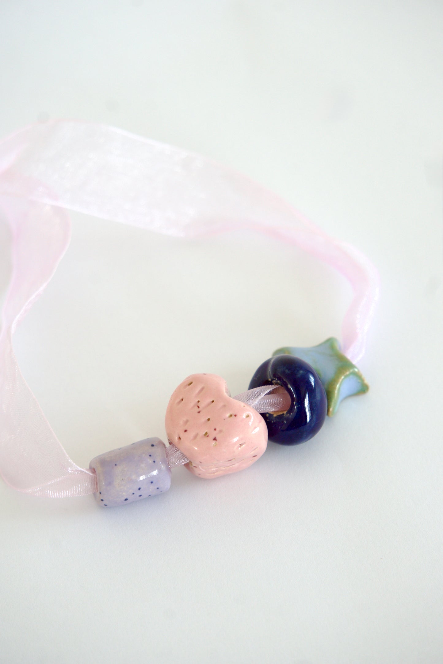 Colier cu mărgele din ceramică | Ecluze Studio