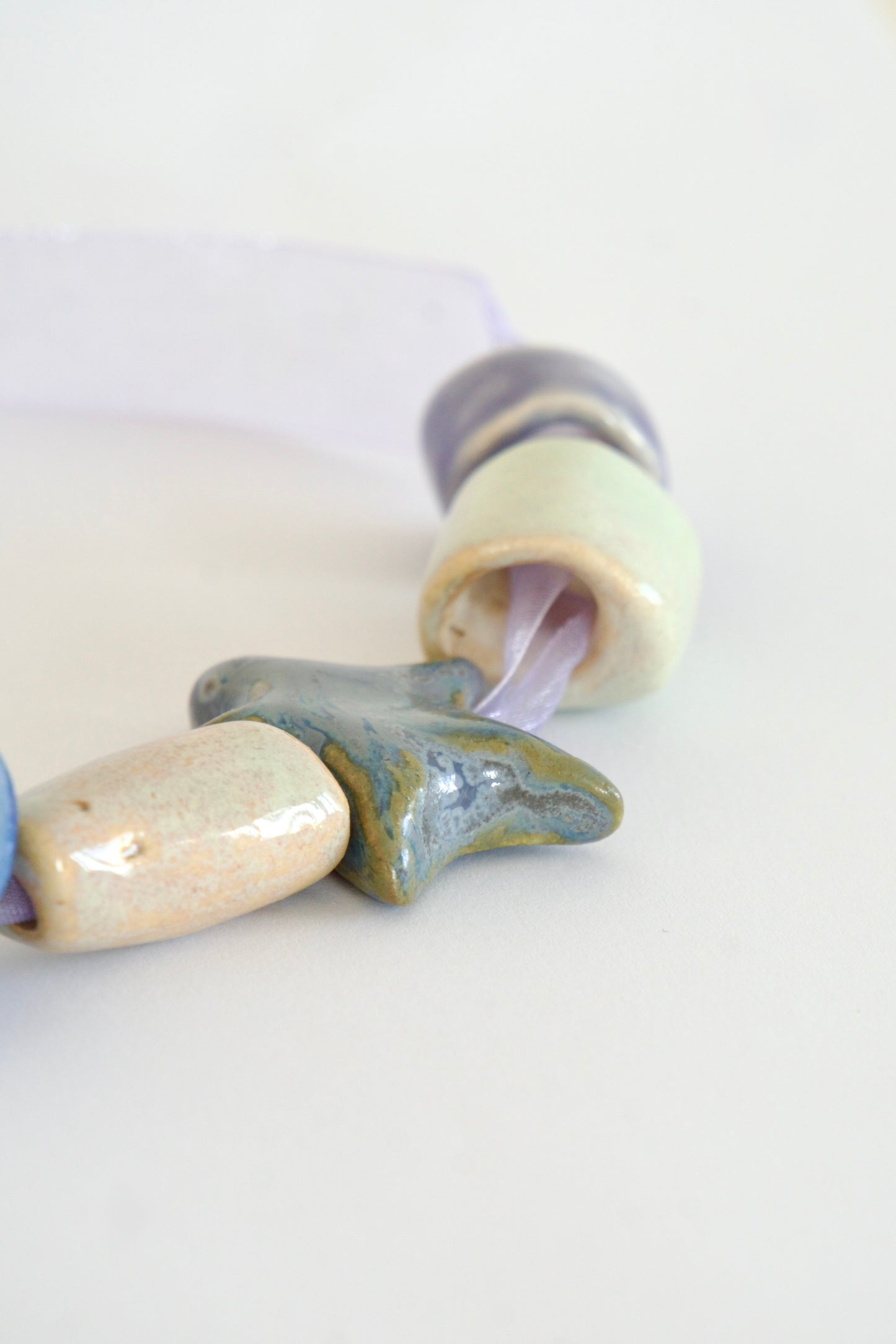 Colier cu mărgele din ceramică | Ecluze Studio