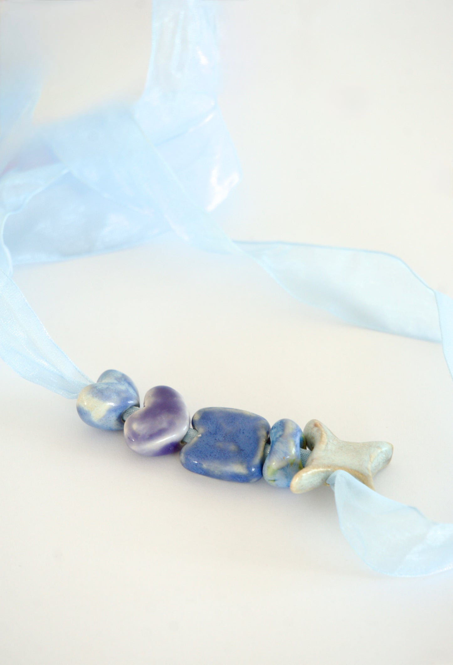 Colier cu mărgele din ceramică | Ecluze Studio