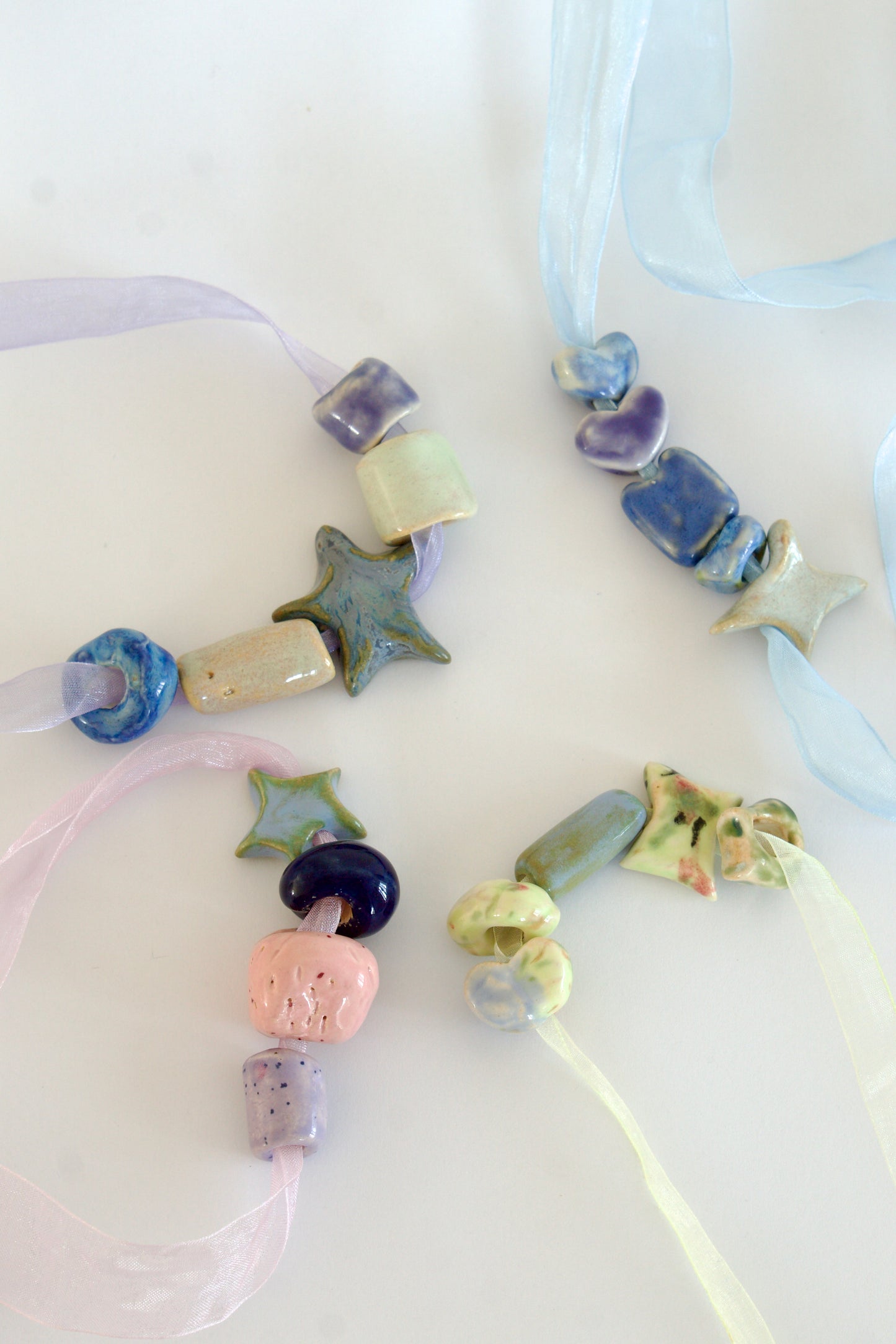 Colier cu mărgele din ceramică | Ecluze Studio