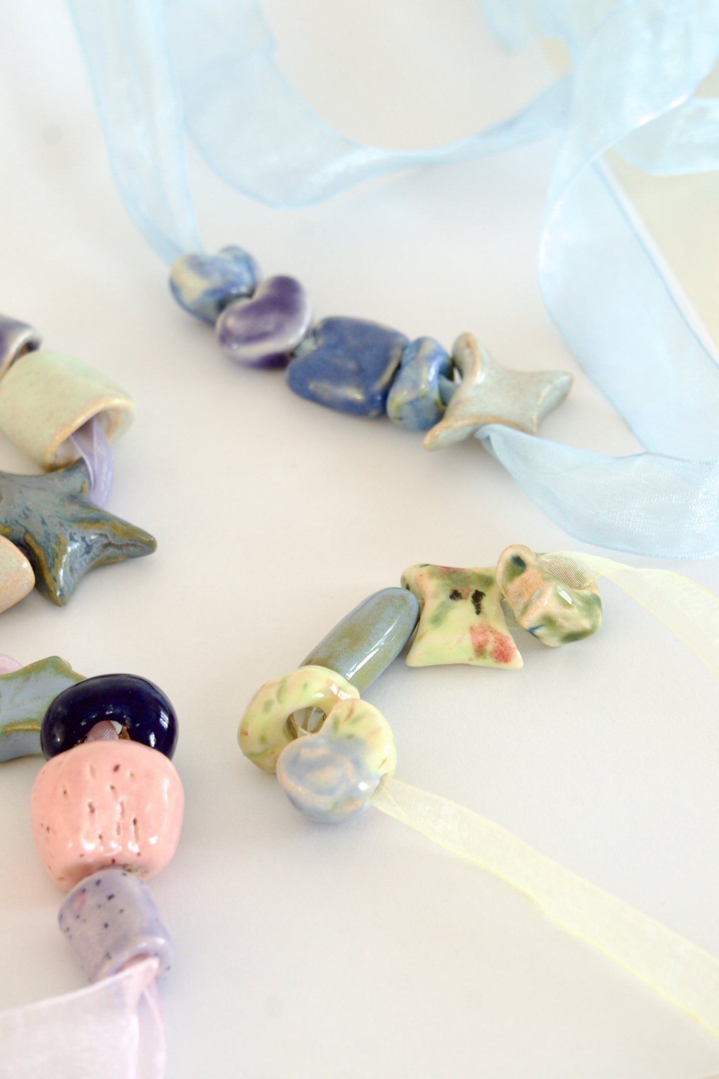 Colier cu mărgele din ceramică | Ecluze Studio