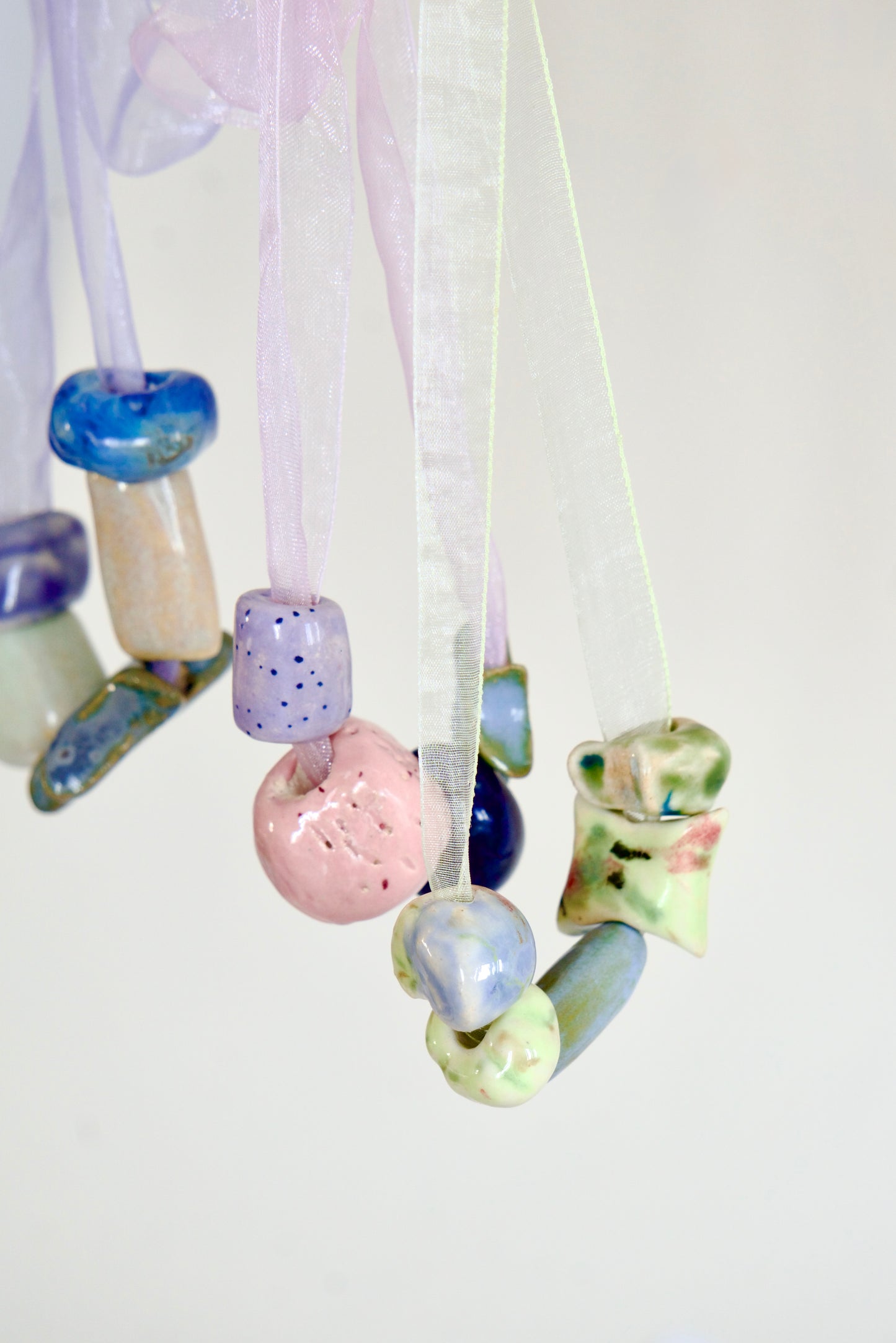 Colier cu mărgele din ceramică | Ecluze Studio