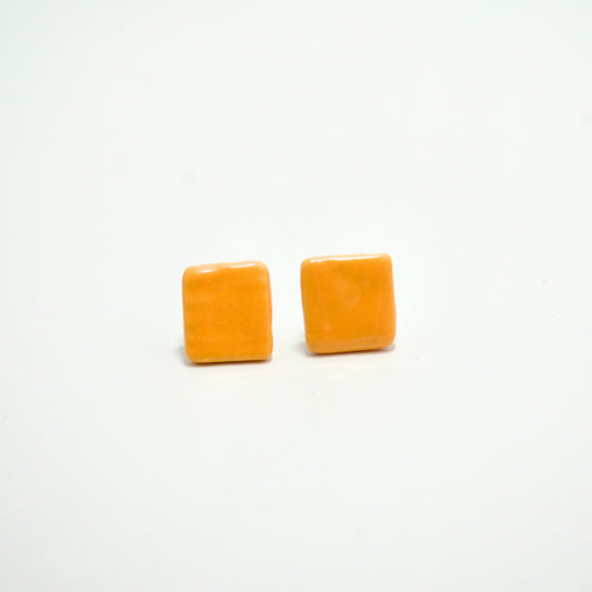 Cercei oranj mici | Ecluze Studio