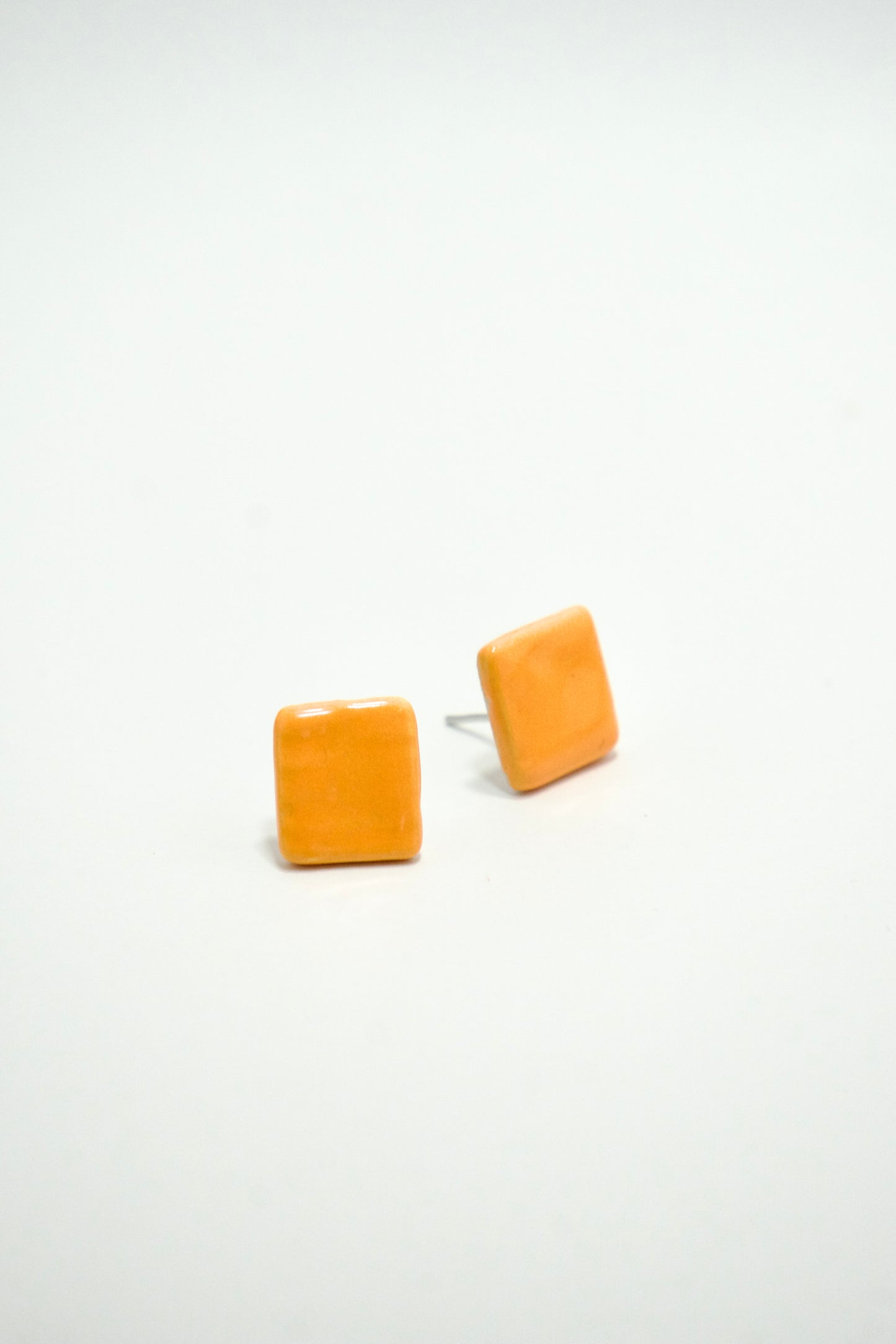 Cercei oranj mici | Ecluze Studio