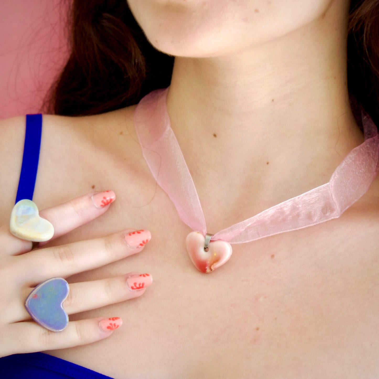 Colier Pandantiv inimă | Ecluze Studio