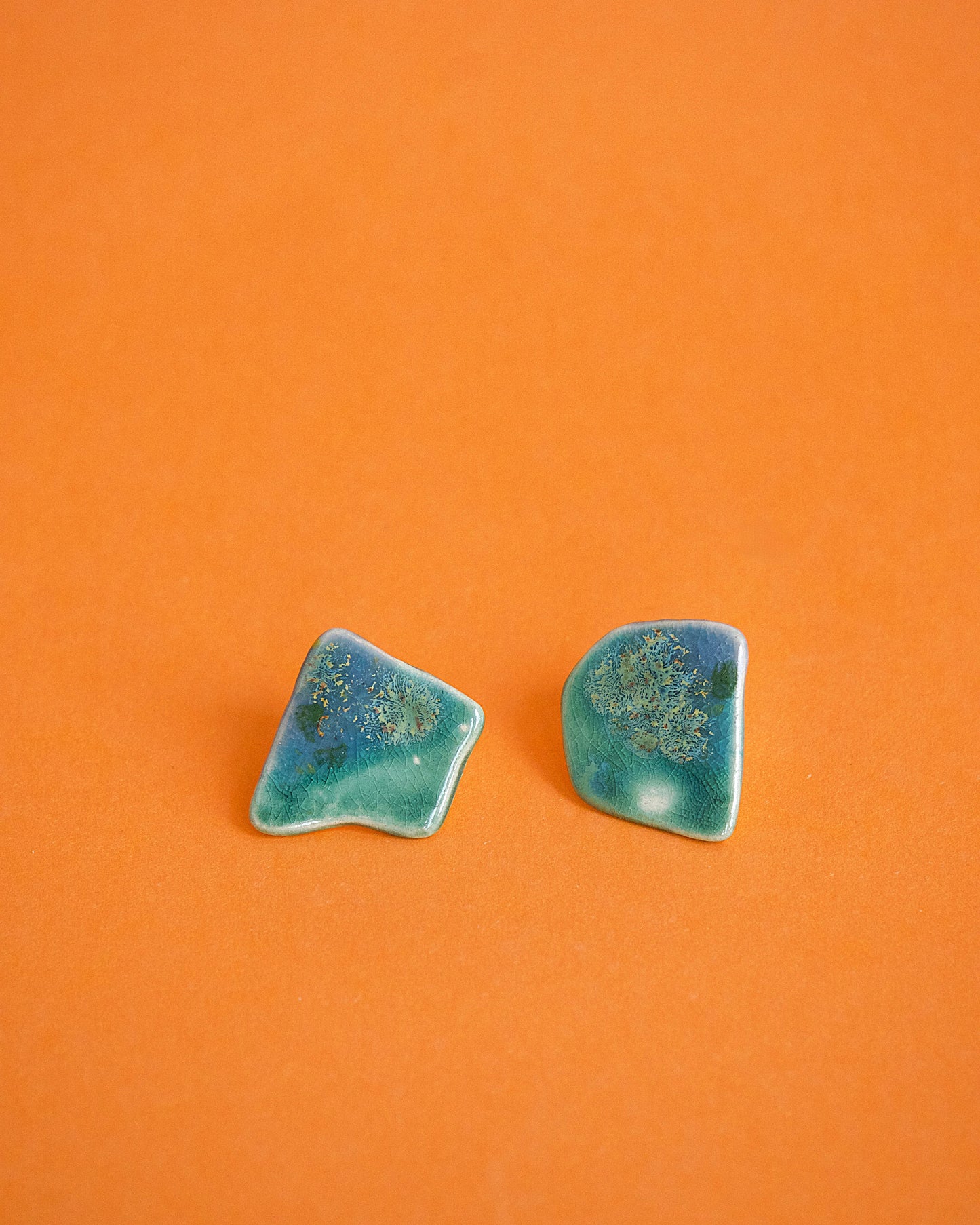 Cercei verzi asimetrici | Ecluze Studio