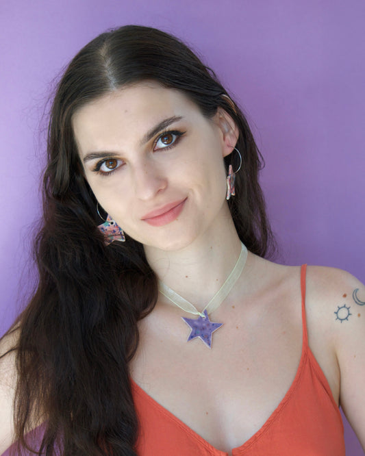 Cercei steluţe mari | Ecluze Studio