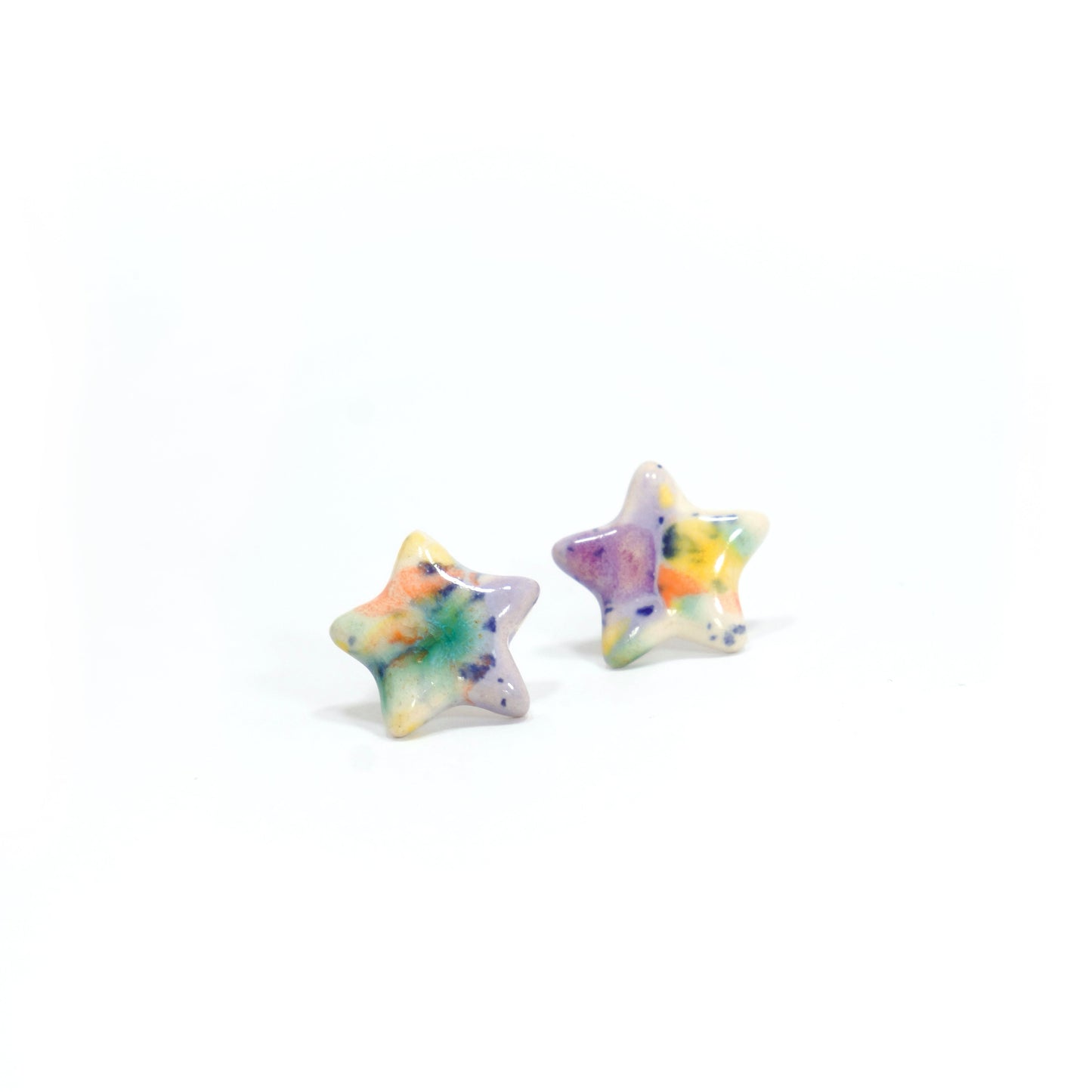 Cercei stea multicolori | Ecluze Studio