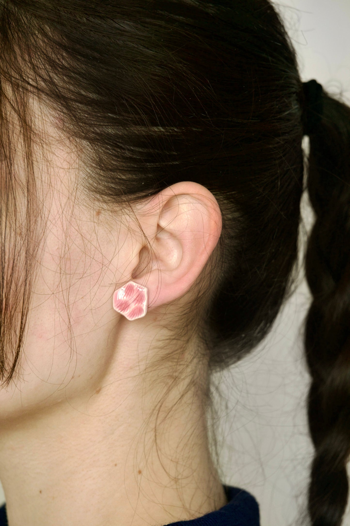 Cercei – Formă organică roz pastel | Ecluze Studio