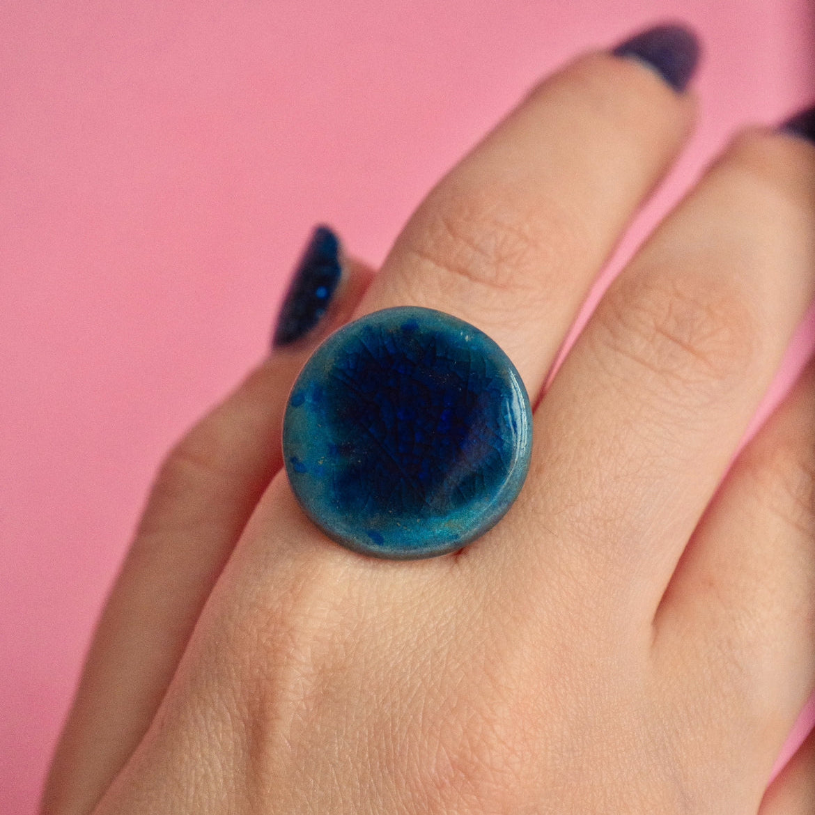 Inel Midnight Blue | Ecluze Studio